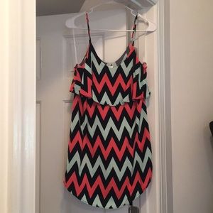 NWOT West Loop chevron dress